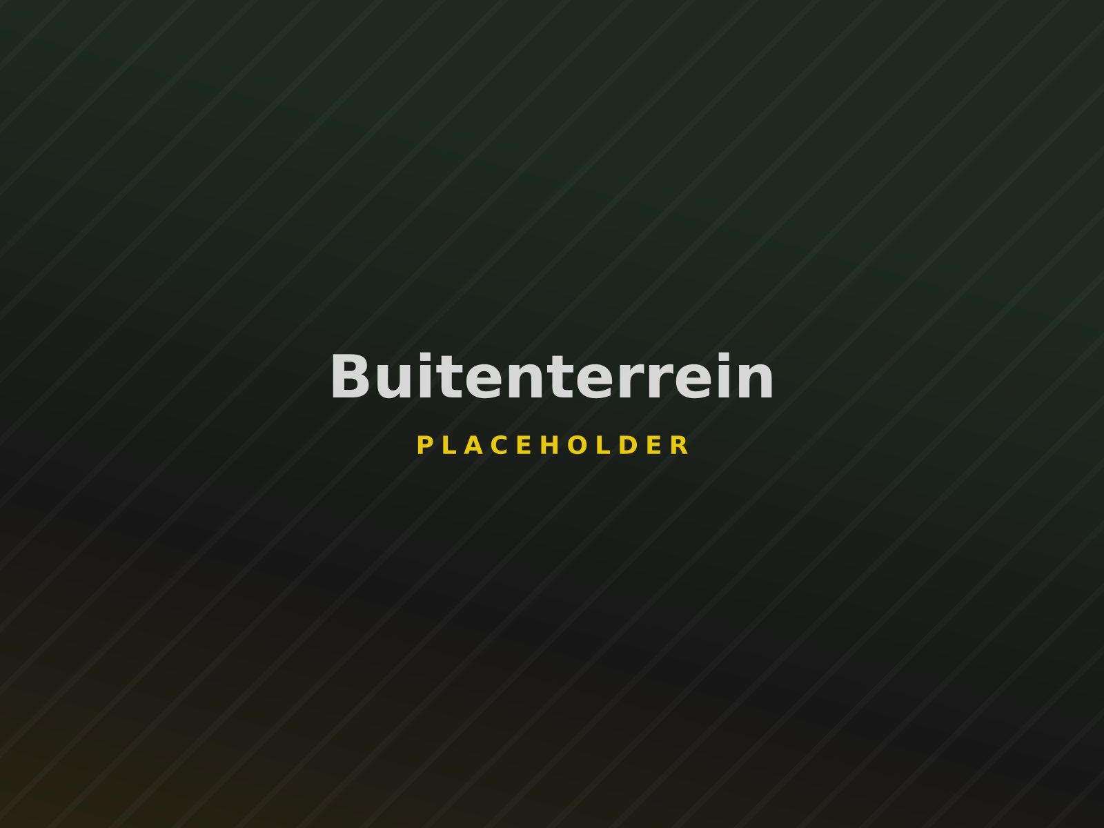 Buitenterrein in clubgebouw De Helix