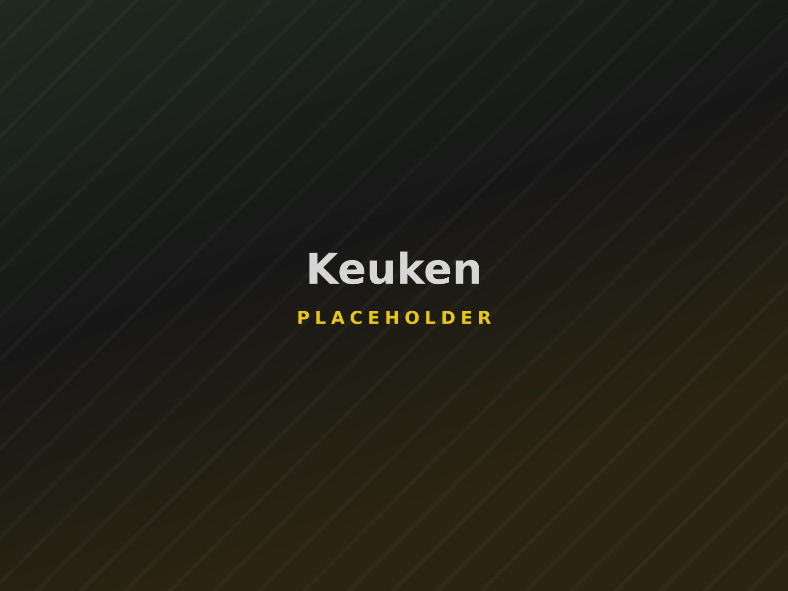 Keuken in clubgebouw De Helix